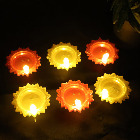 Water sensor led diya set