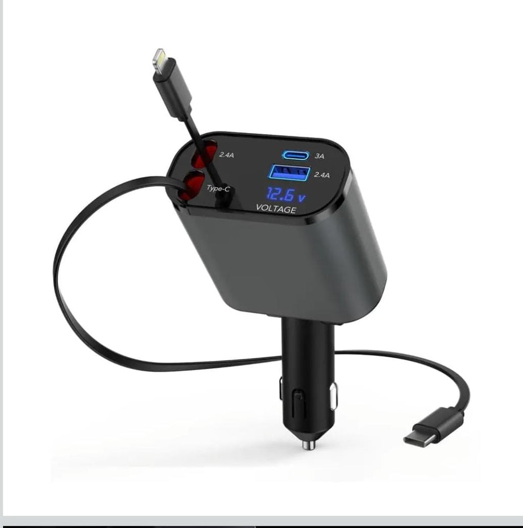 RETRACTABLE CHARGER FOR CAR