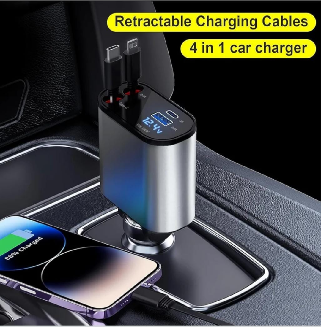 RETRACTABLE CHARGER FOR CAR