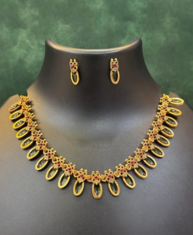 Green Stone necklace